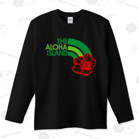 アロハ・アイランド(ハイビスカスとヤシの葉)