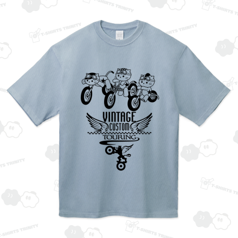 ヴィンテージカスタム・ツーリングのバイク猫