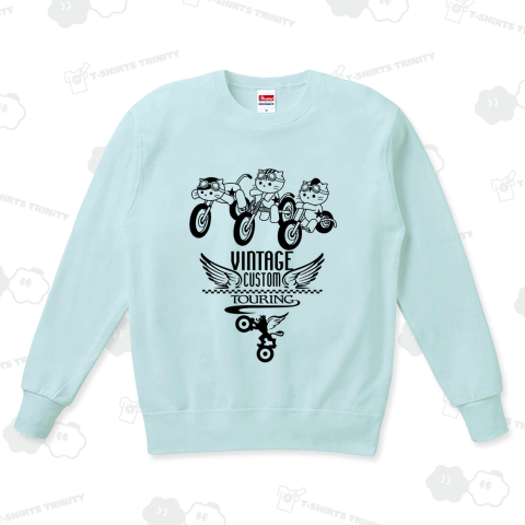 ヴィンテージカスタム・ツーリングのバイク猫