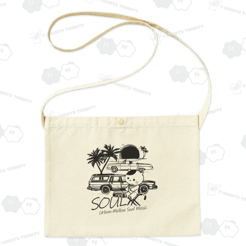 海の夕日とSOULで癒され猫