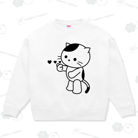 ラブ・サインする猫