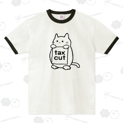 減税を訴える猫