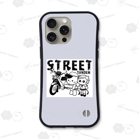 ストリート・タンデムの猫カップル