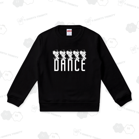 ダンス大好きな5匹の猫(白フチ)