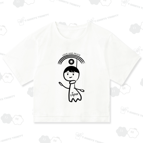 「ラブ・アンド・ピース」働きぬく首相のてるてる坊主