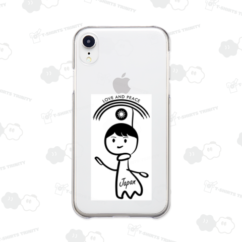 「ラブ・アンド・ピース」働きぬく首相のてるてる坊主