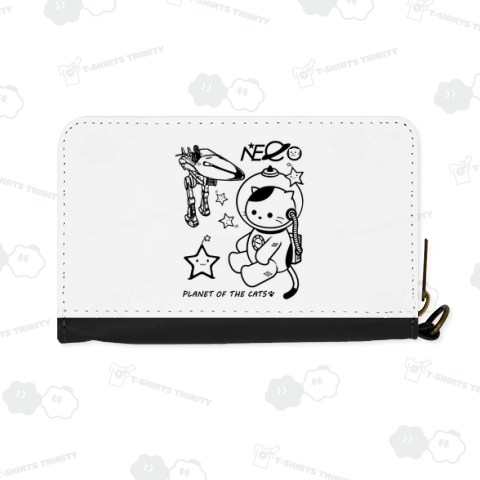 「NECO」星の惑星を見つけた宇宙猫