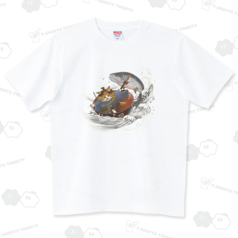 一寸法師ねこ ハイグレードTシャツ(6.2オンス)