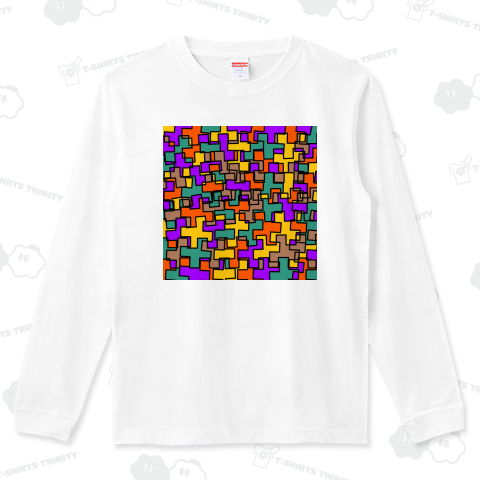 モザイク柄 カラフル2