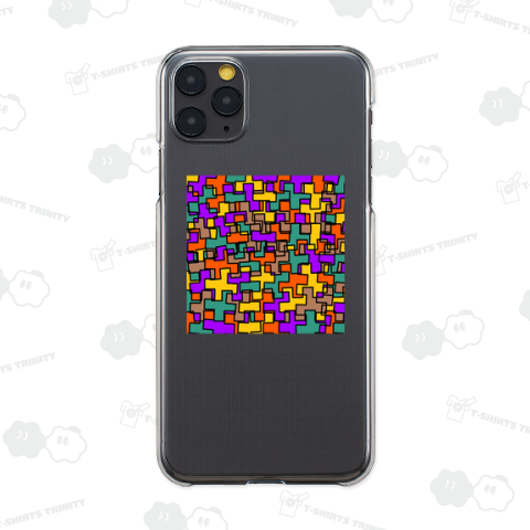 モザイク柄 カラフル2