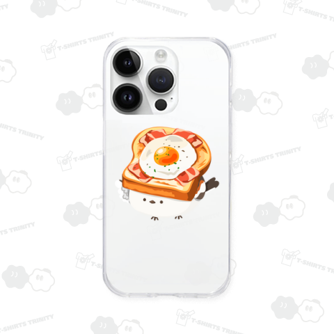 ベーコンエッグパンのシマエナガ