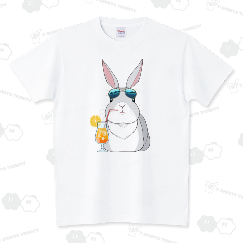 ヴァケーション・ラビット(ANIMEカラー) スタンダードTシャツ(5.6オンス)