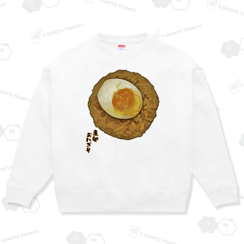 煮卵おにぎり(しょうゆ飯)