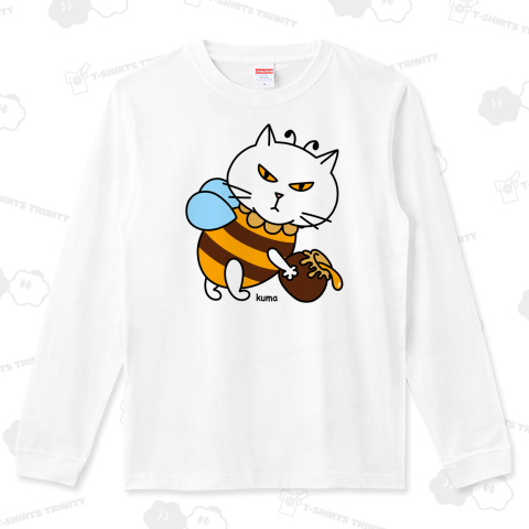 ミツバチのアルバイト中にゃんこ