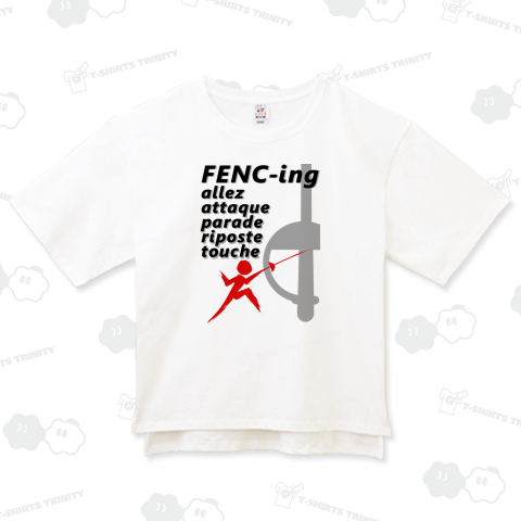 「フェンシングTシャツ  アレ～トゥシュ」(black)