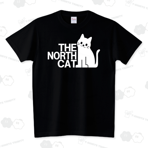 THE NORTH CAT 白 2019真冬モデル スタンダードTシャツ(5.6オンス)