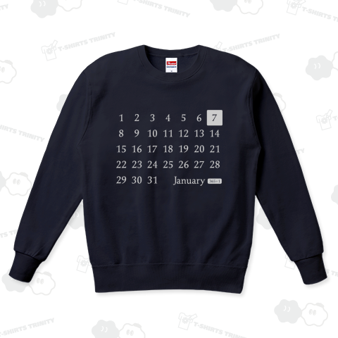 7th January(1月7日)calendar type