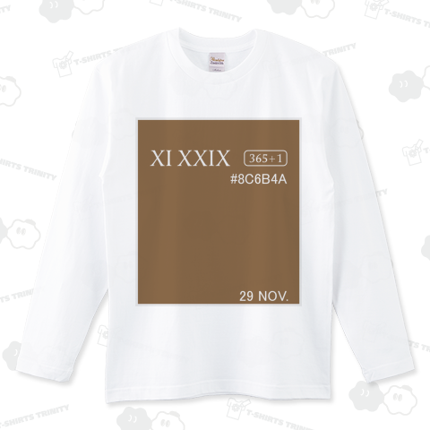 バースデーカラー② 11月29日(ブリックレッド)