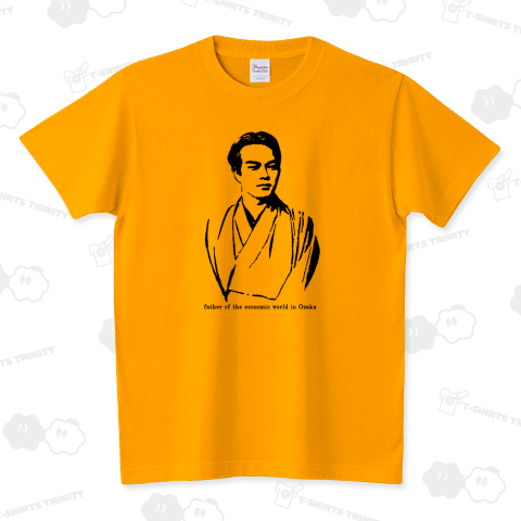 五代友厚(才助) 歴史人物Tシャツ084