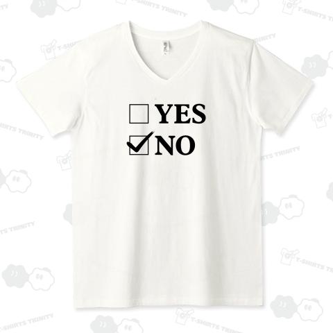 YES NO Tシャツ(NOバージョン)
