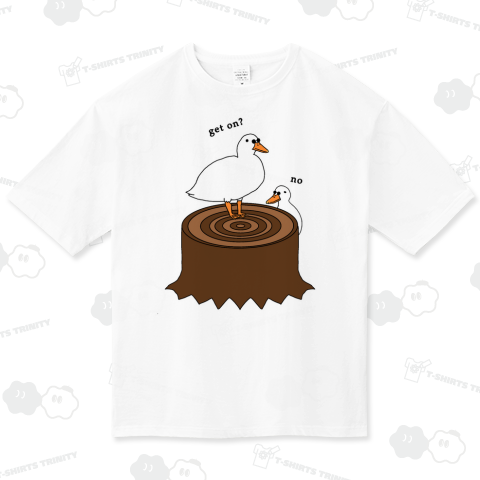 たたずむあひるTシャツ