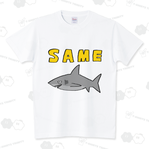 サメT(『妄想テレパシー』NOBEL) スタンダードTシャツ(5.6オンス)