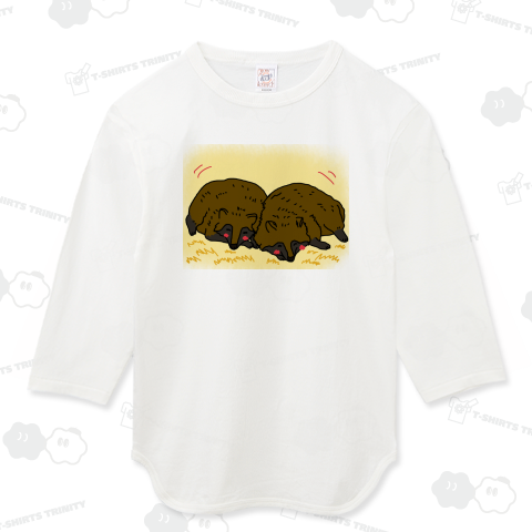 たぬきのほのぼのカップル^^