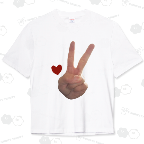 LOVE&PEACE ラブ&ピース ピースサイン