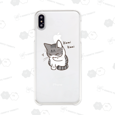 かみかみねこ(キジ白猫ver)