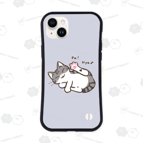 足ぱ!にゃ♪ (キジ白猫ver)