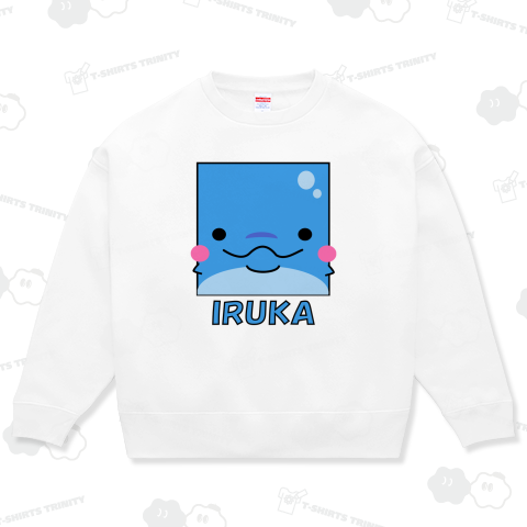 馬イラスト577 四角いいるか 名前付き