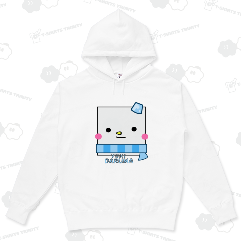 イラスト594 四角い雪だるま