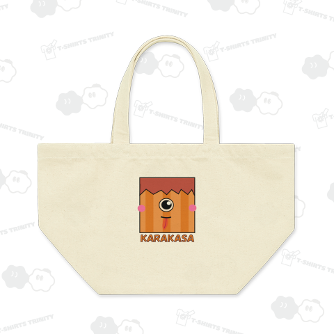 イラスト600 四角いからかさお化け